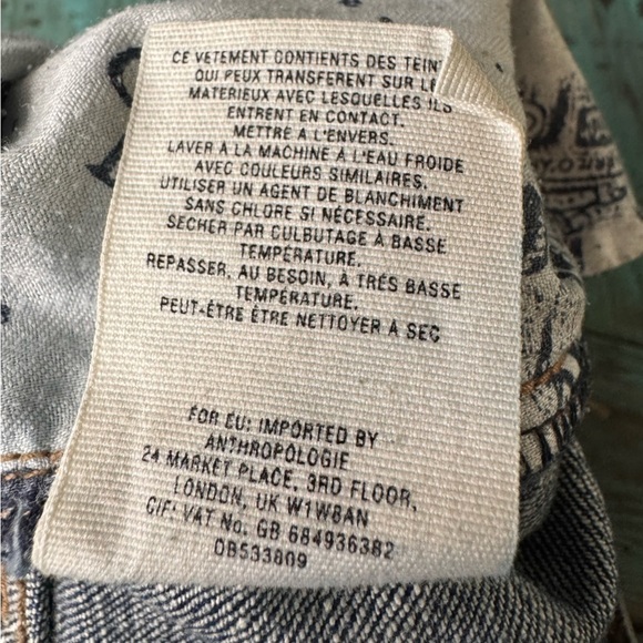 Anthropologie Pilcro and the Letterpress Hyphen Embroidered Relaxed Fit Jean 27 - Picture 12 of 16